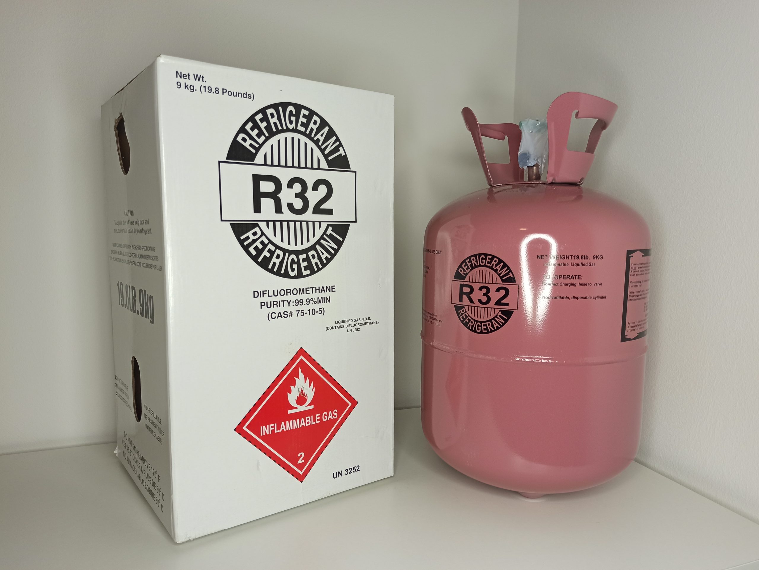 R-32 9kg, Gaz Réfrigérant