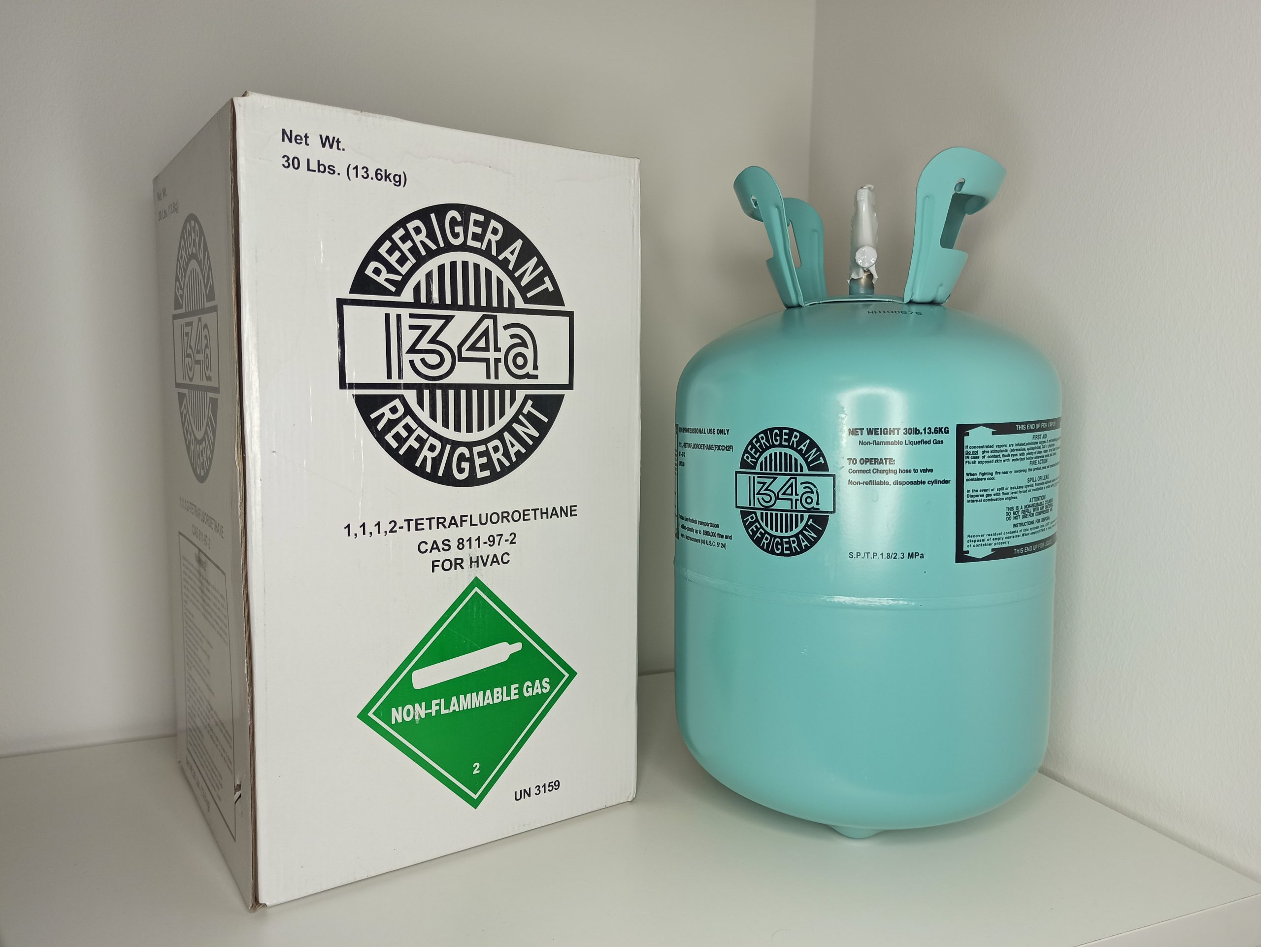 R134a R134 5 Kg refrigerant gaz bouteille rechargeable